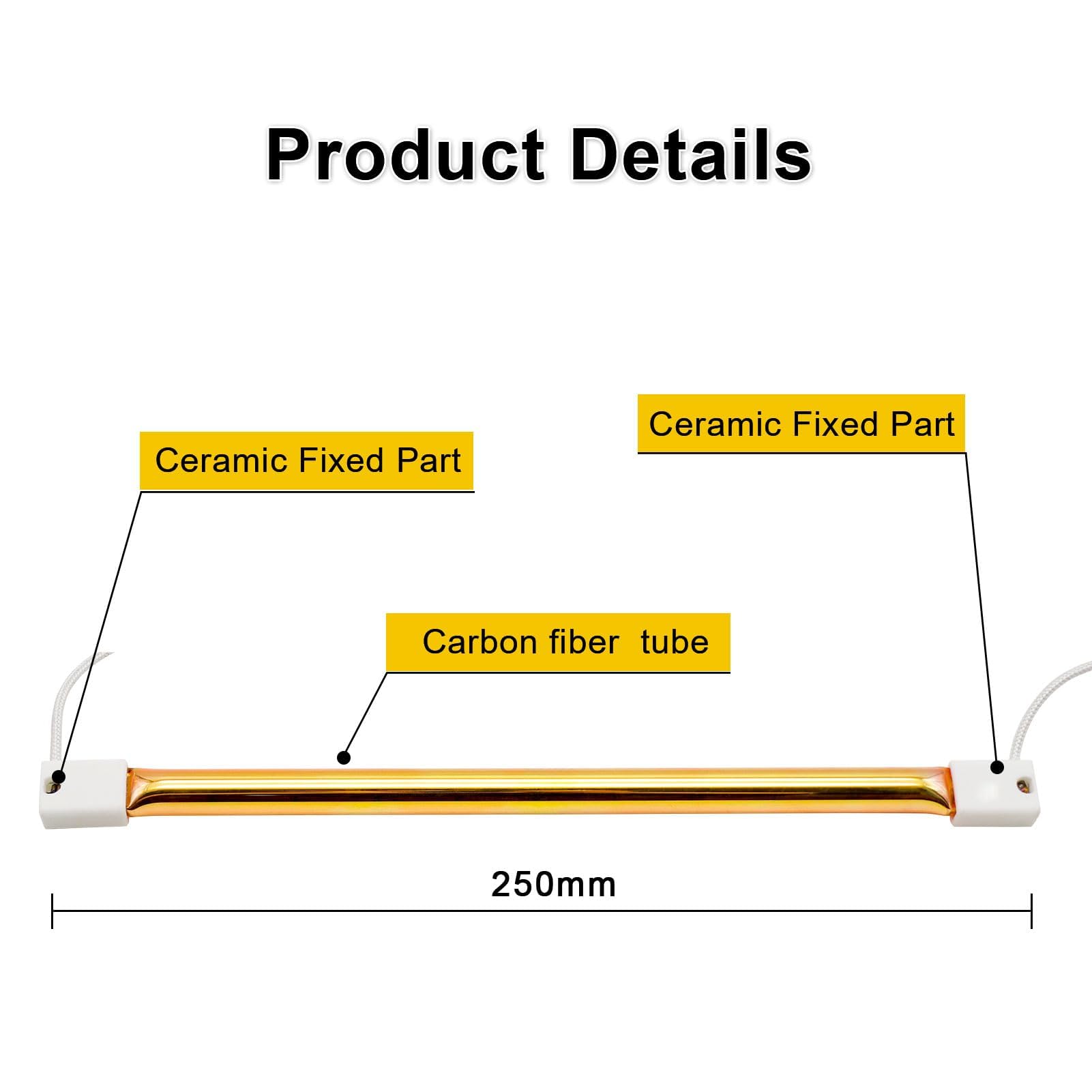 DATOUBOSS Lampe Infrarouge 1000 W
