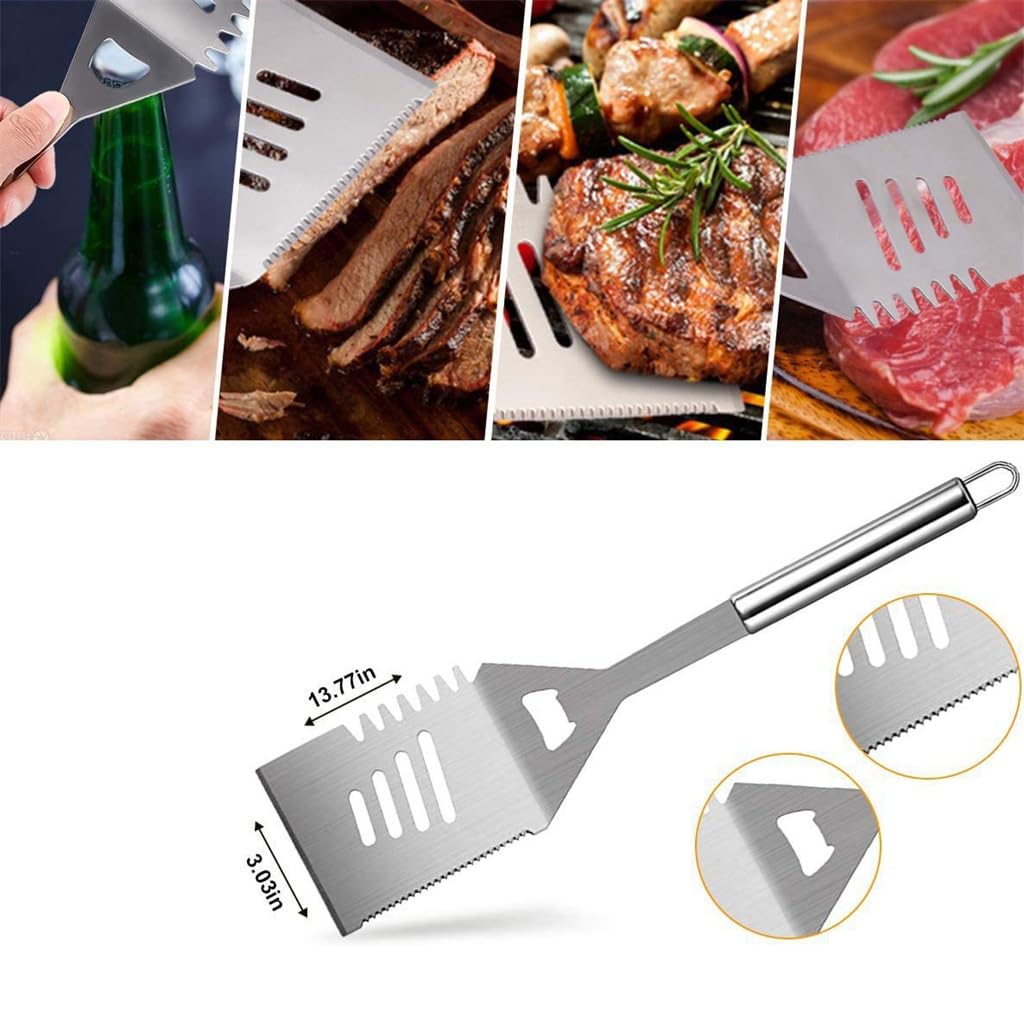 Stainless Steel Barbecue Outdoor Household Shovel Fork Clip Barbecue Tool Set