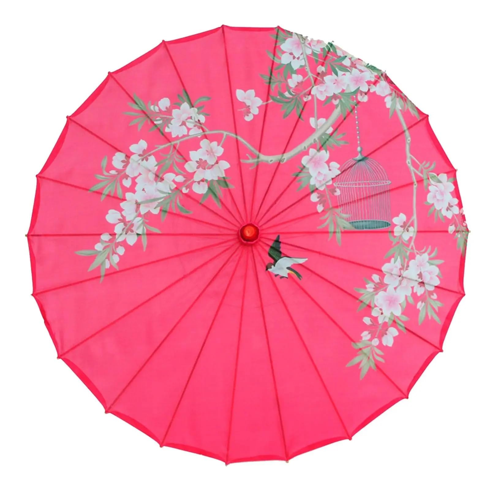 Oiled Paper Umbrella Art Classical Dance Umbrella Classical Dance Parasol for Music Festivals per Costumi Matrimonio Festa Oggetti di Scena Scen(Color4)