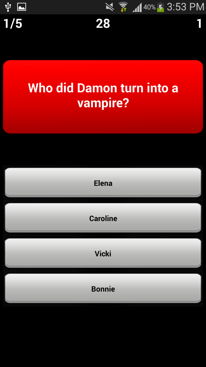 Trivia for The Vampire Diaries - App on Amazon Appstore