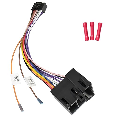 Miniatura 7 de Jayubien Adaptador de arnés de cableado estéreo de radio compatible con Hyundai Elantra Genesis Santa Azera Kia Forte Optima Rio 36Pin conector de