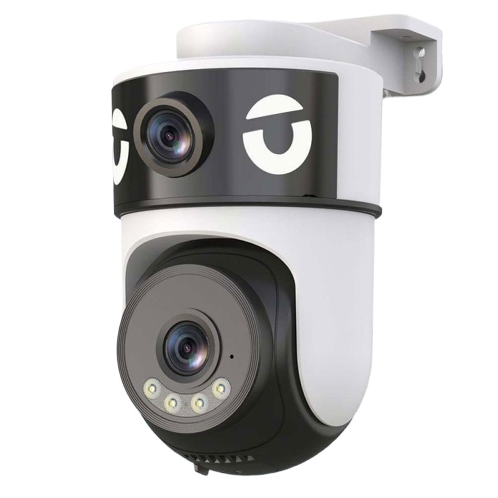 JVDDI Outdoor 10MP WiFi Security PTZ IP Camera Dual Lens 5K Auto Tracking Alarm Outdoor IP66 Waterproof Starlight Night Vision(10MP WIFI 32G Card)