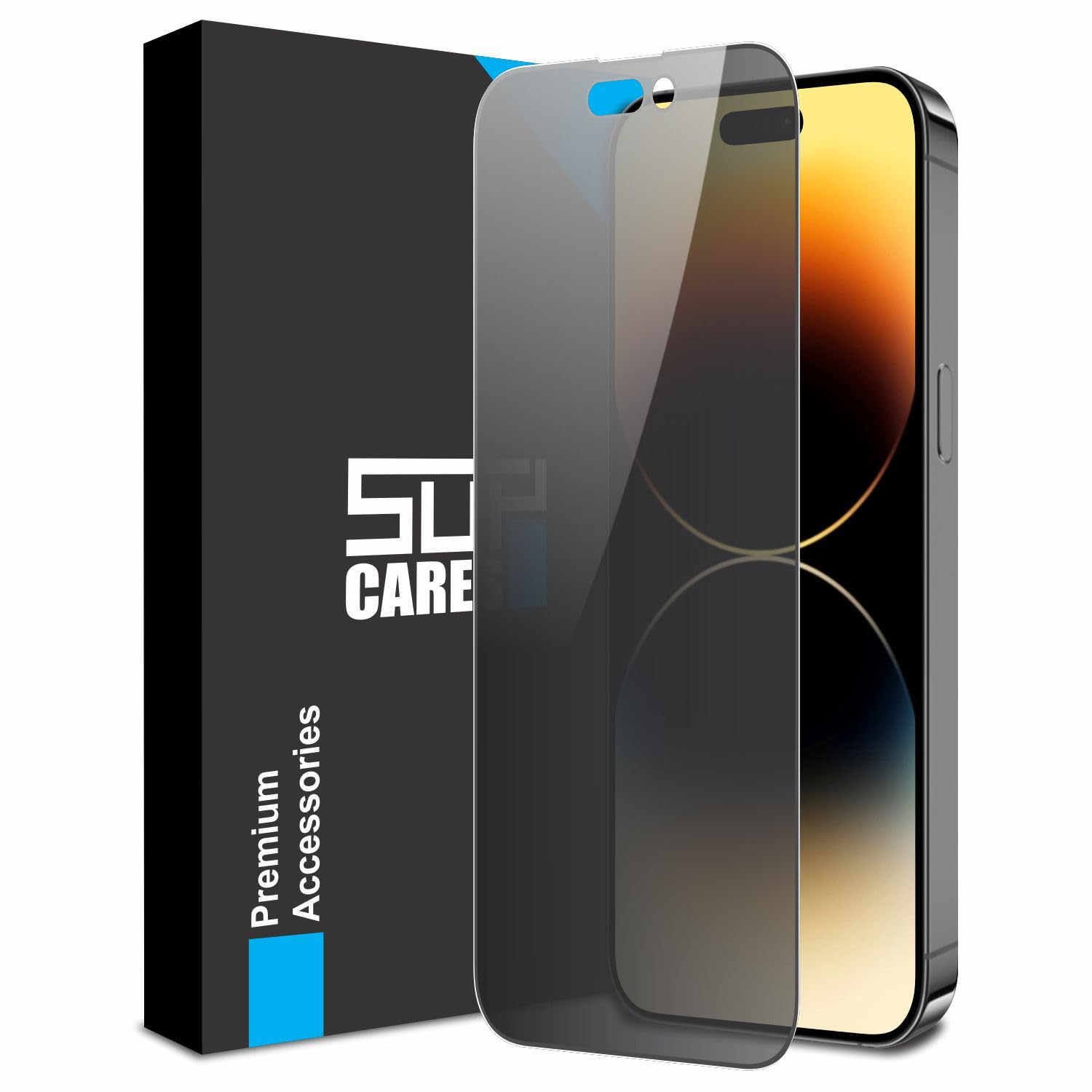 SupCares Edge to Edge Privacy Tempered Glass For iPhone 14 Pro (6.1 Inch) With Easy Self Installation Kit | Black (B0BFH2Y82N) Amazon Price History, Amazon Price Tracker
