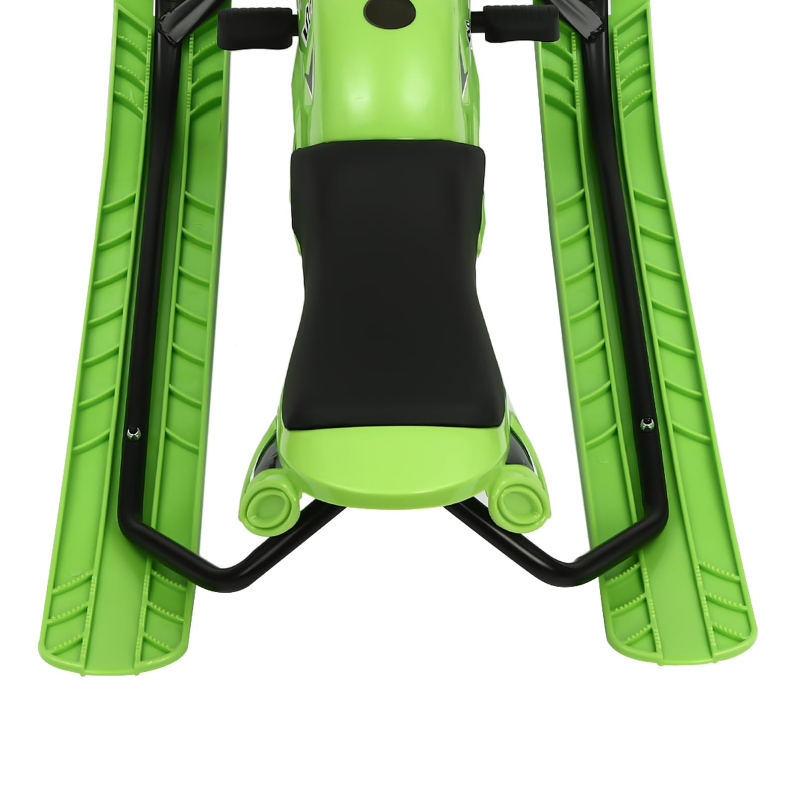Luge à neige - 124 x 51 x 43,5 cm - 80 kg - Avec freins - Rembourrage réglable - Luge dirigeable classique pour enfants et adolescents