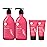 Luseta Keratin Shampoo Full + Travel Size Shampoo + Conditioner Set for Color Treated Damaged & Dry Hair, Keratin Hair Treatment for Smoothing& Nourishing (2x16.9 FL Oz + 2x1.01 FL Oz)