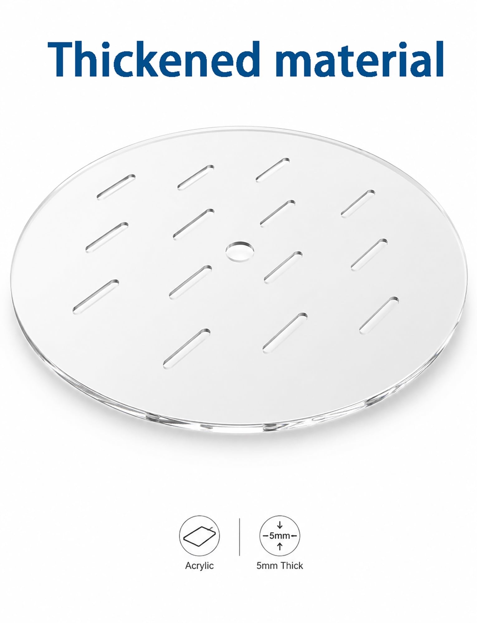 Tapa de Acuario Redonda acrílica