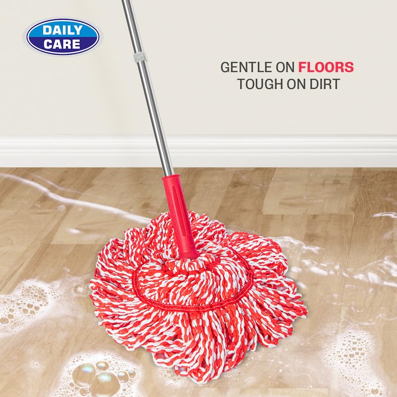 Image of Self-Wringing Cleaning Mop | Hands-Free Mop with Easy Wringer for Streak-Free Floors