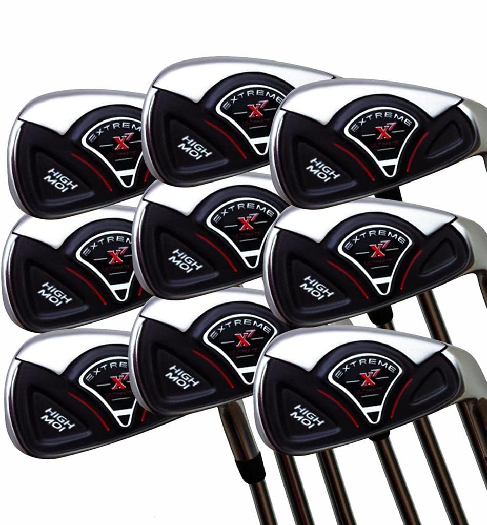 Extreme X7 High MOI Complete 9-Piece Men's Iron Set (3-SW) Right Handed Regular Flex R Flex Club