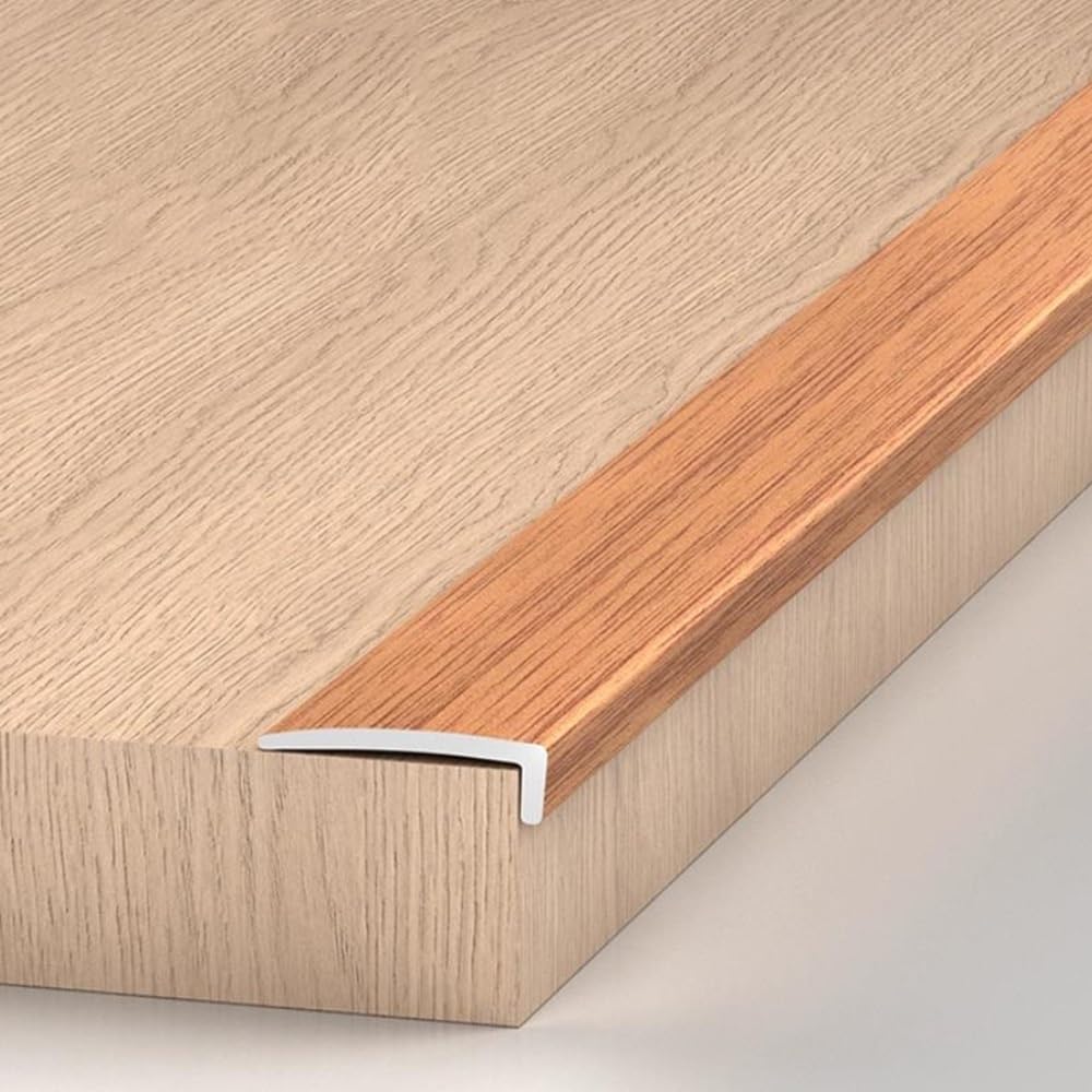 Antislip L-Shaped Stair Nose Molding, Anti-Slip Step Molding Strips, Stair Edge Protector for Corner Guard
