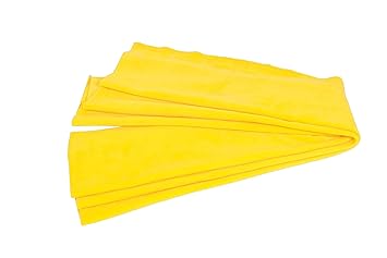 VARDHMAN Felt Cloth (Fleece Fabric) Size 32" * 36" Colour Yellow Used. in Dresses, Cushions, Soft Toys Making, Art & Craft, Jackets, Purses, Etc