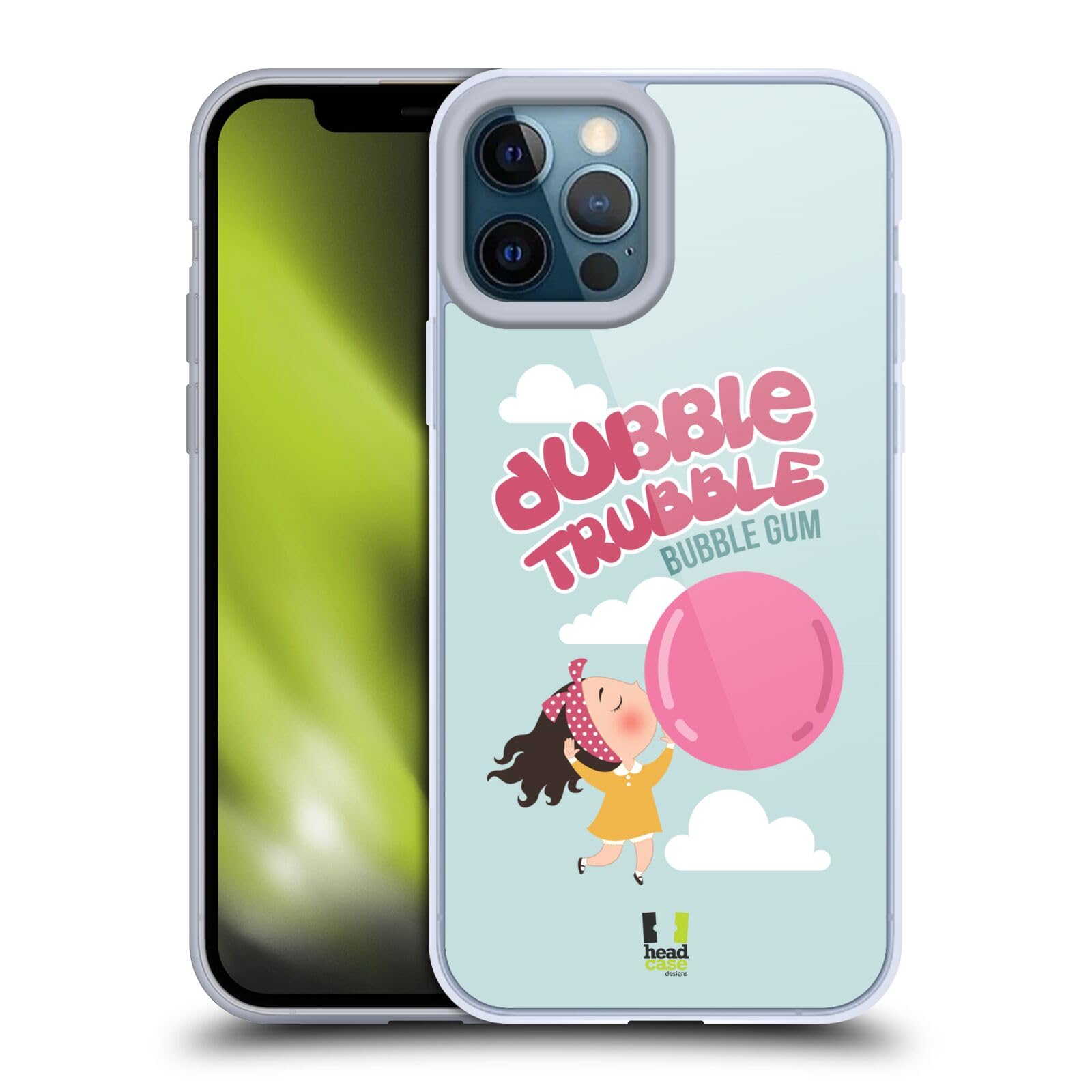 Head Case Designs Dubble Trubble Bubble Gum Vintage Ads Series 2 Soft Gel Case Compatible with Apple iPhone 12 Pro Max