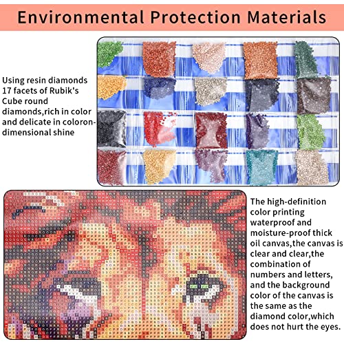 5D DIY Diamond Painting Kit Completo, Leone