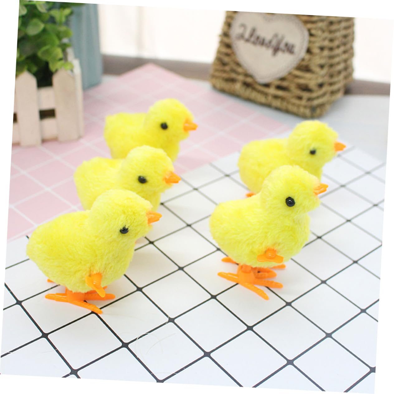 12piezas Juguetes de Cuerda Pollito de Cuerda Juguete para Bebés Mecanismo de Relojería de Pollo de Divertido