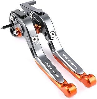 Manete De Embreagem De Freio Para SUZUKI V-Strom 250 650 1000 DL650 DL1000 DL250 Vstrom 2012-2018 Alavancas De Embreagem De Freio Dobráveis Extensíveis Ajustáveis Para Motocicleta (Color : X)