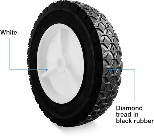 Miniatura 4 de Ruedas de 8 pulgadas y ruedas de 7 pulgadas para cortacésped CraftsmanAYPMTD, vagón de radio, parrilla de barbacoa, camión de mano y rociador de