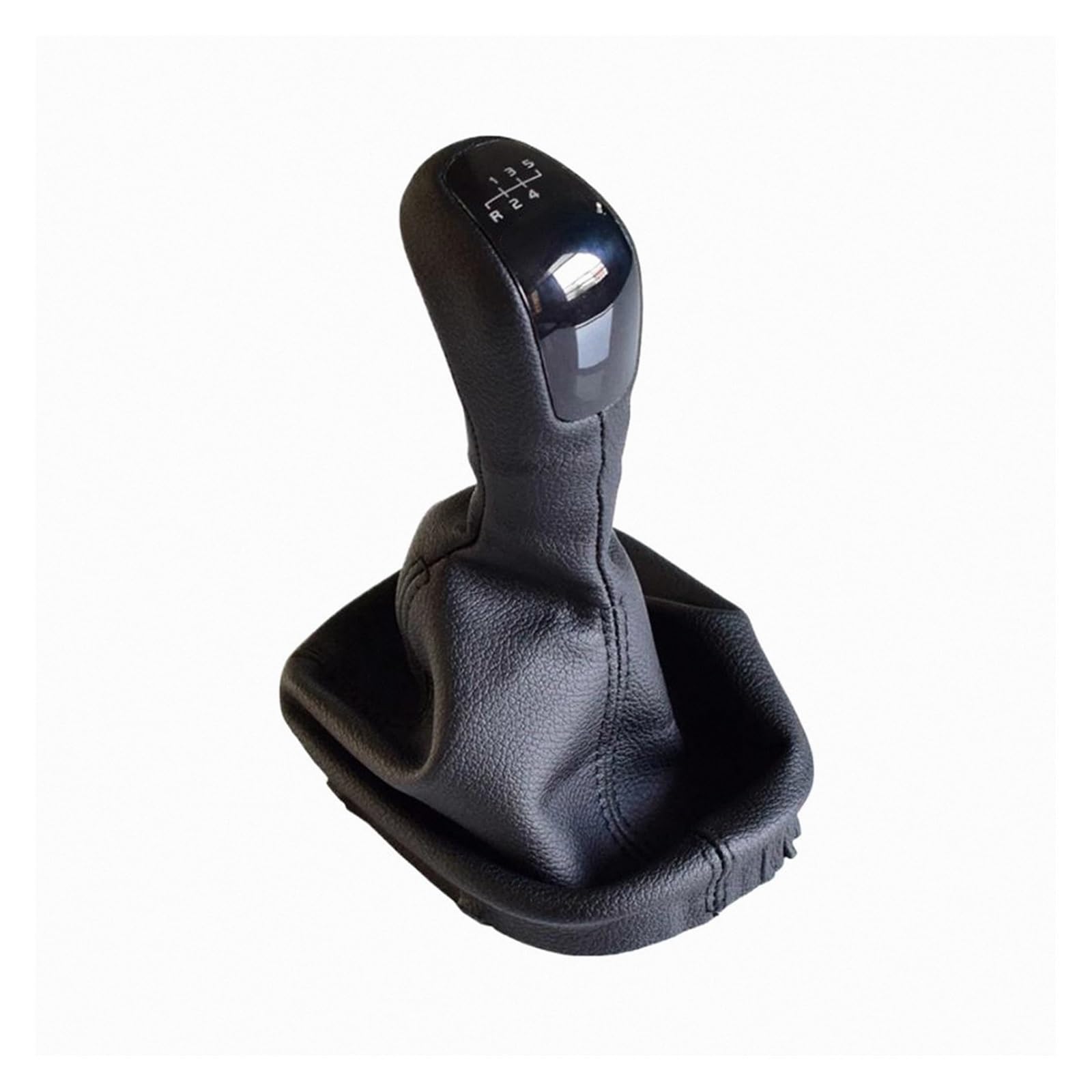 Glblpexelr 5-Speed For Benz C Class W203 S203 Gear Shifter Knob Pu Leather Performance