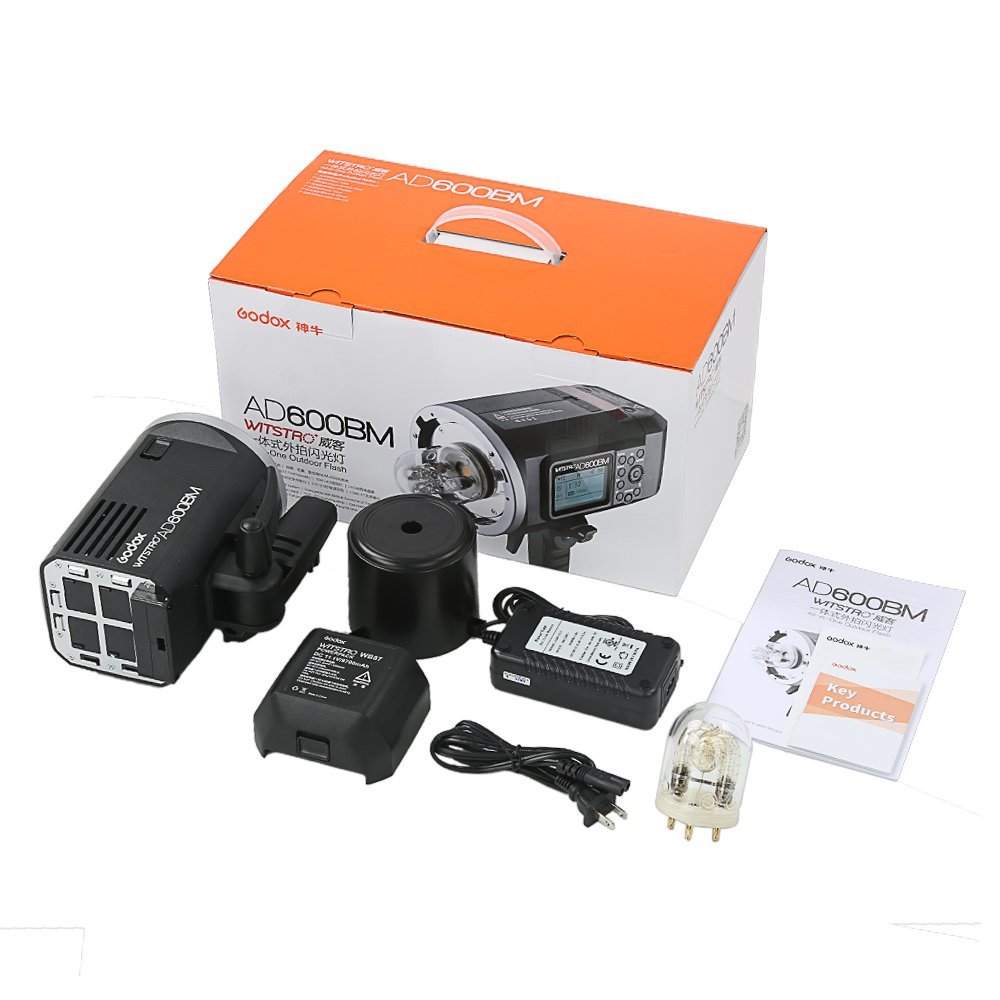 Godox AD600BM Falsh 600Ws Bowens Mount Outdoor Flash con 2.4G Inalámbrico X Sistema Compatible para Nikon Canon Sony Fujifilm Panasonic Olympus Camara(AD600BM)