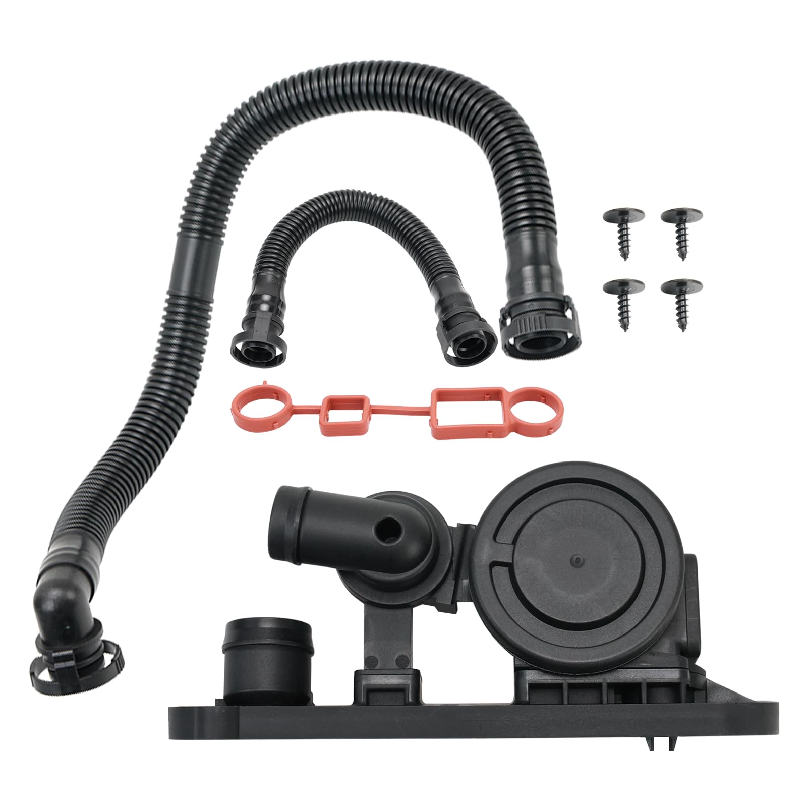 Kit de réparation de Tuyau de Reniflard de contrôle de Pression de Valve de Carter Compatible avec Au-di Se-at V-W Eos 2.0 TFSI Golf 5 1K 2.0 GTI 06F129101C