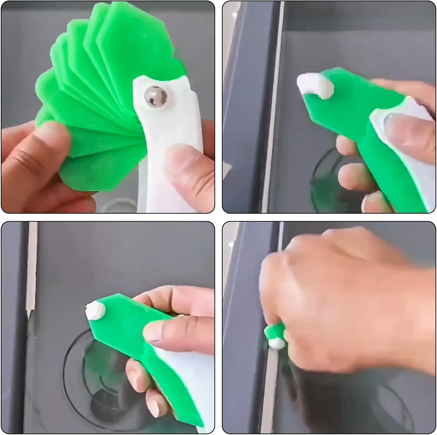 9 in 1 Silicone Seam Tool Caulk Applicators Finishing Tool Upgraded Silicone Caulking Kits for Bathroom Automotive Repair