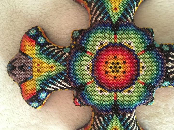 虹 メキシコ ビーズ ワーク ロザリオ 十字架 グアダルーペ ネイティブ 虹 メキシコ ビーズ ワーク ロザリオ 十字架 グアダルーペ ネイティブ