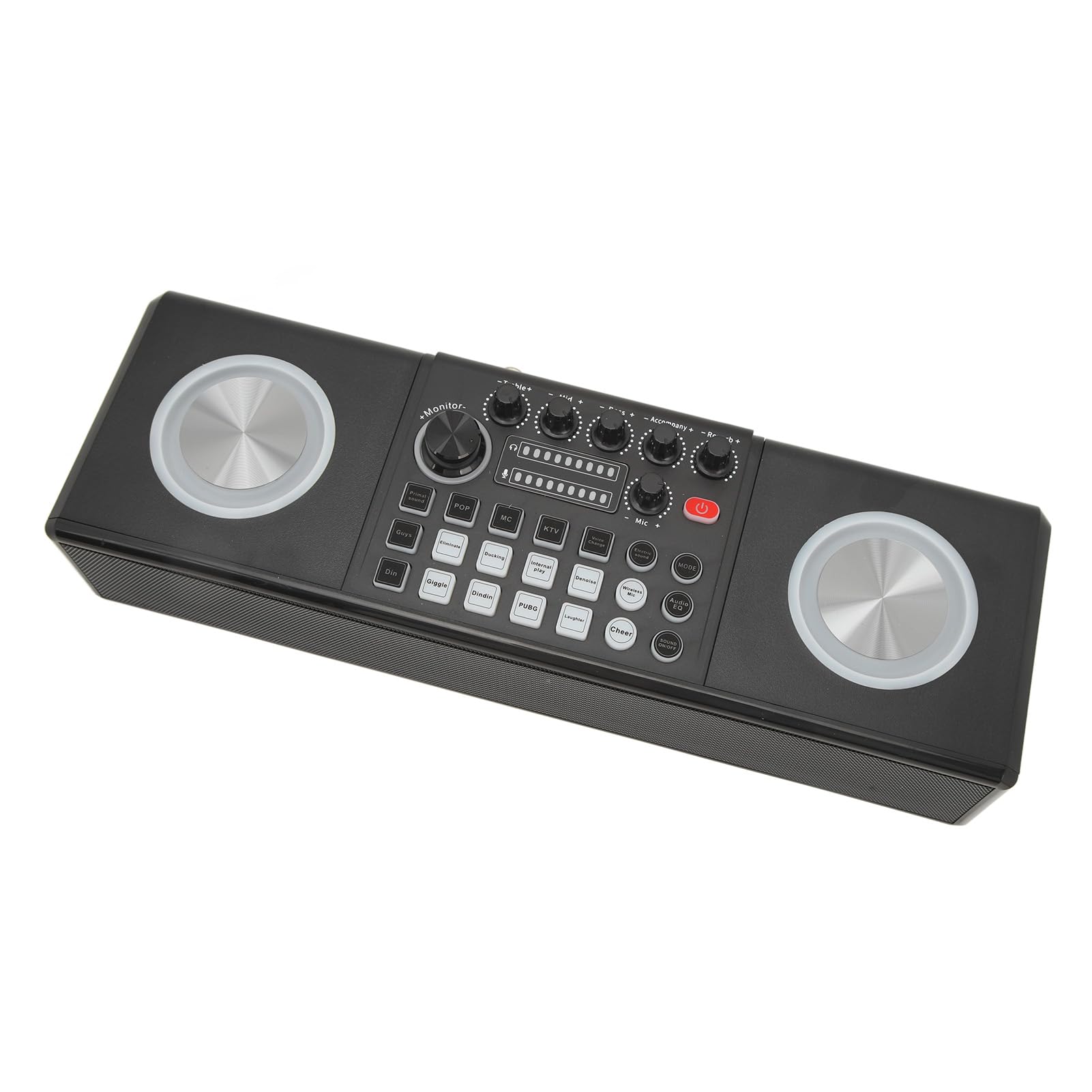 Macchina per Karaoke Microfoni Portatili Bluetooth Doppi Esperienza Sonora Coinvolgente per Feste in Casa, Matrimoni, Campeggi