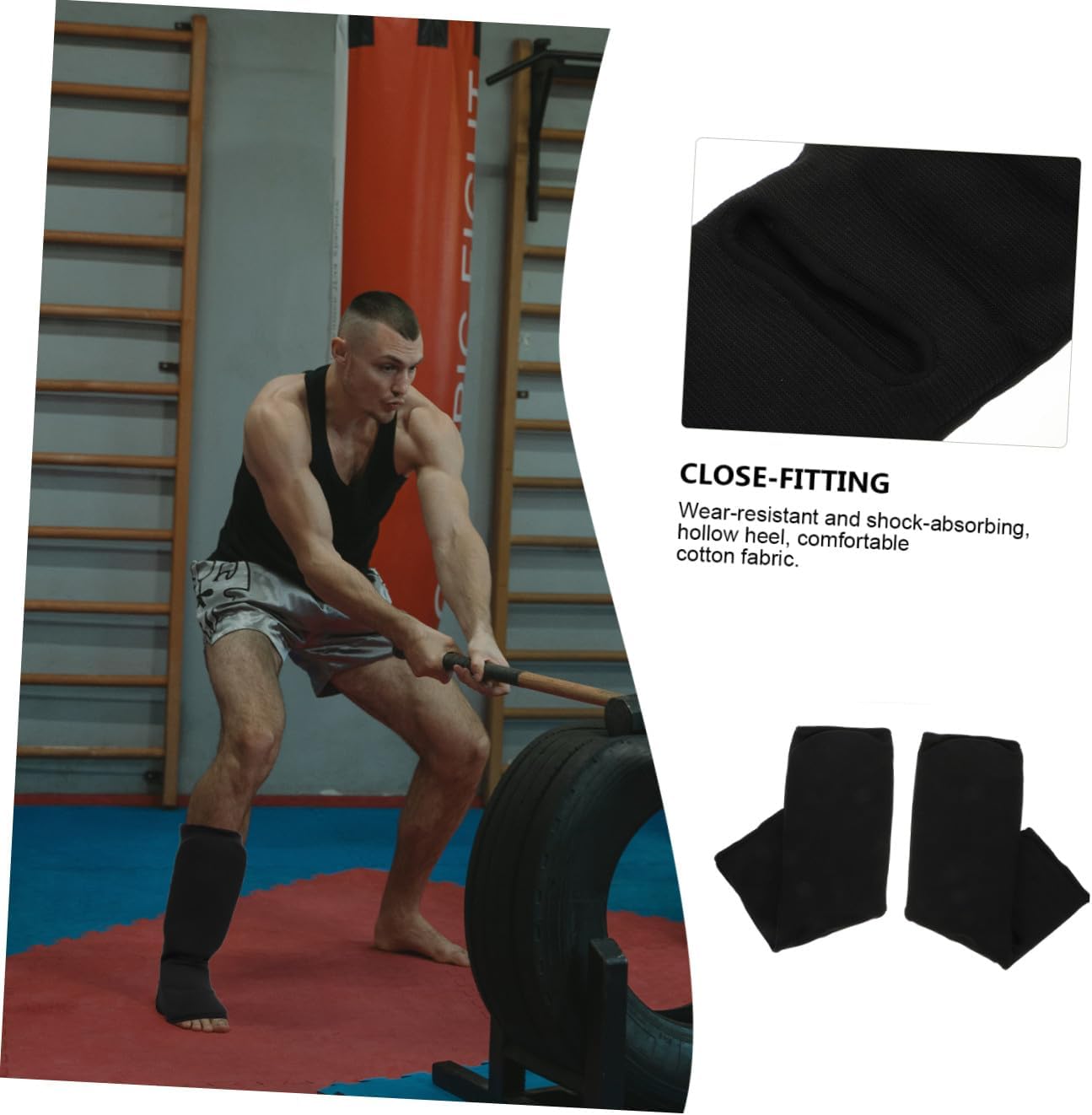 Sosoport Karate Shin Guards Protective Pads for Taekwondo Martial Arts High Air Permeability and Shock Absorption Comfortable Fit Leg Protection for Adults Training Sparring