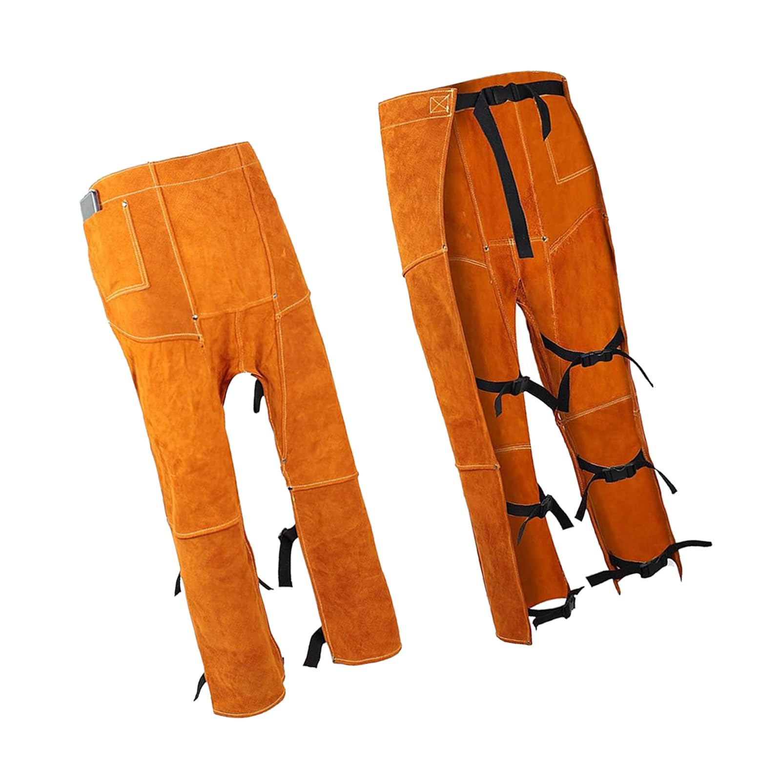 Welding Leg Guards Flame Retardant Leather Welder Protective Equipment for Various Body Types & Genders Welding Protective Clothing