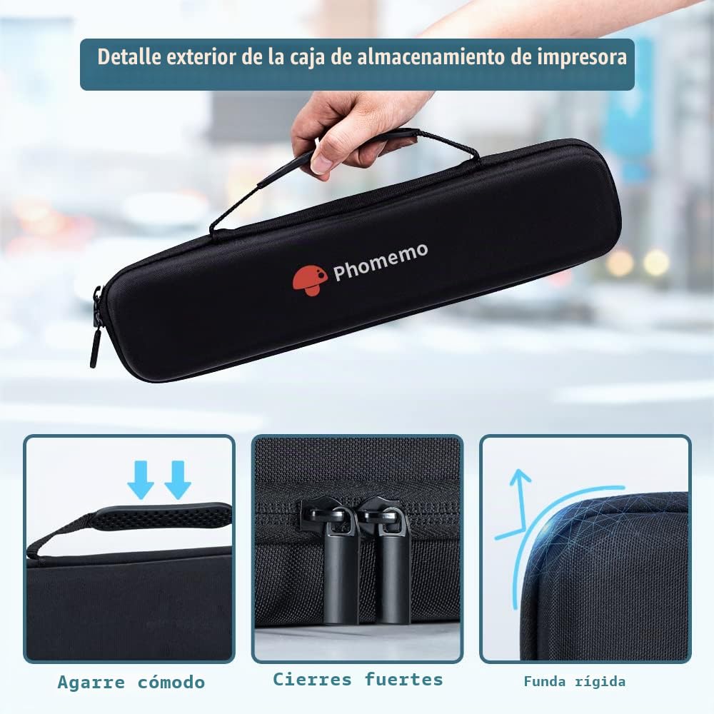 Phomemo M08F, M08D Bolsa para Impresora, Bolsa Portátil Compatible con M08F Impresora Térmica Portátil (Sólo Caja)