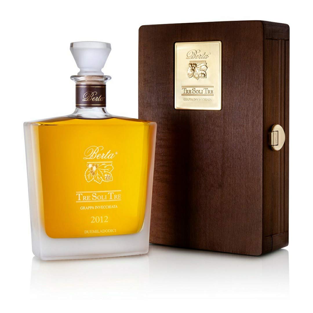 Grappa Berta | Tre Soli Tre | Con Astuccio | Cl 70