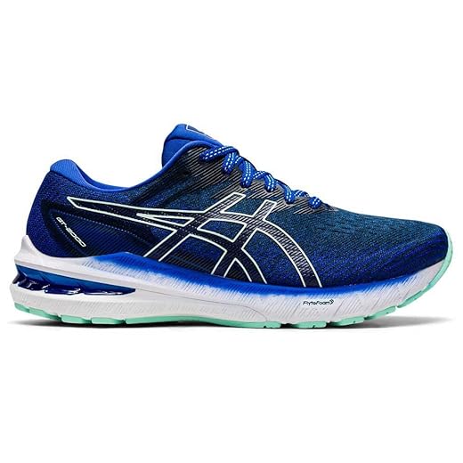ASICS Women's GT-2000 10 Running Shoes, 8.5, Lake Drive/White