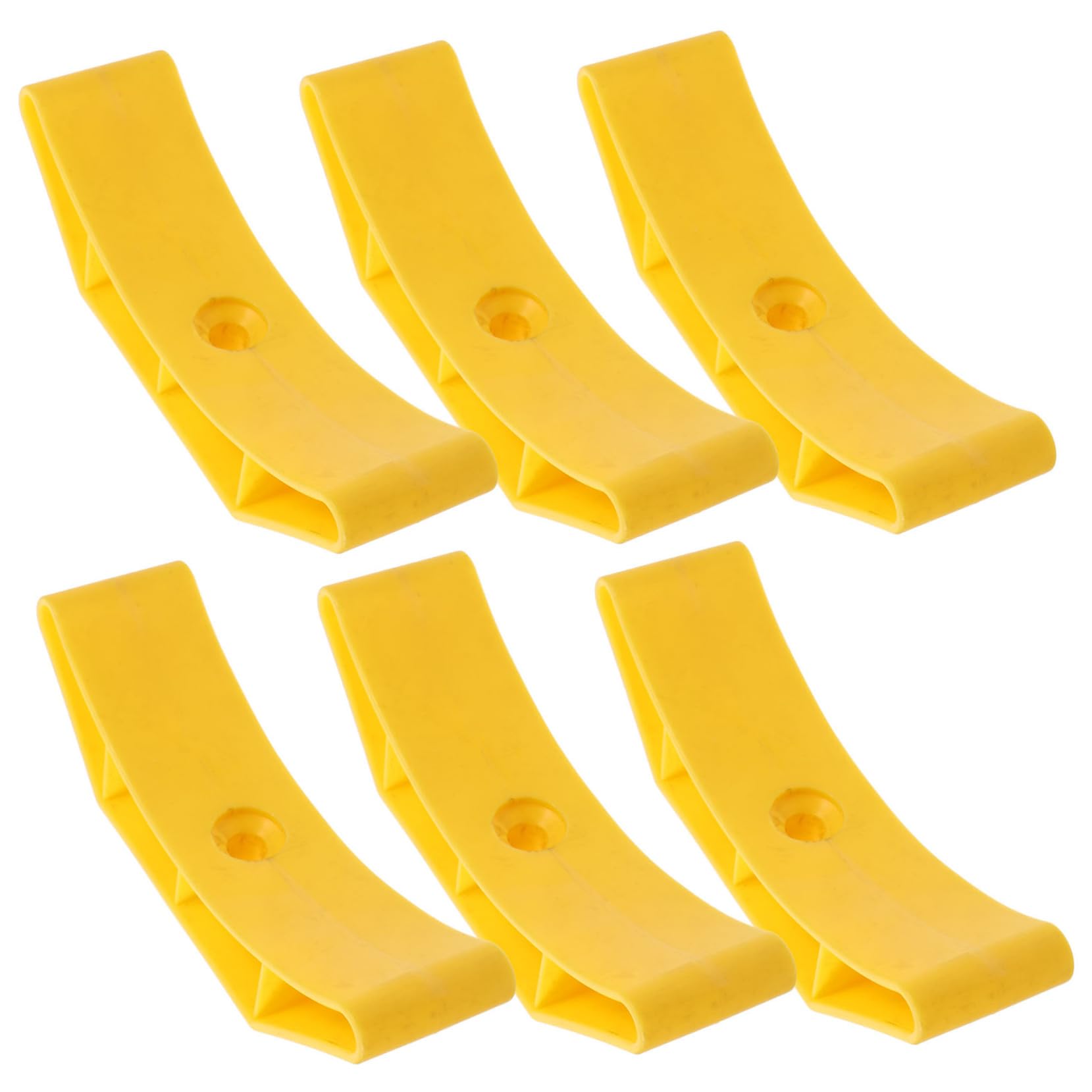 POPETPOP 6pcs Wear Resistant Dumbbell Rack Durable Storage Stand for Home Gym Accessories Fitness Dumbbell Holder to Organize Weights and Prevent Rolling Stylish Design for Easy Use