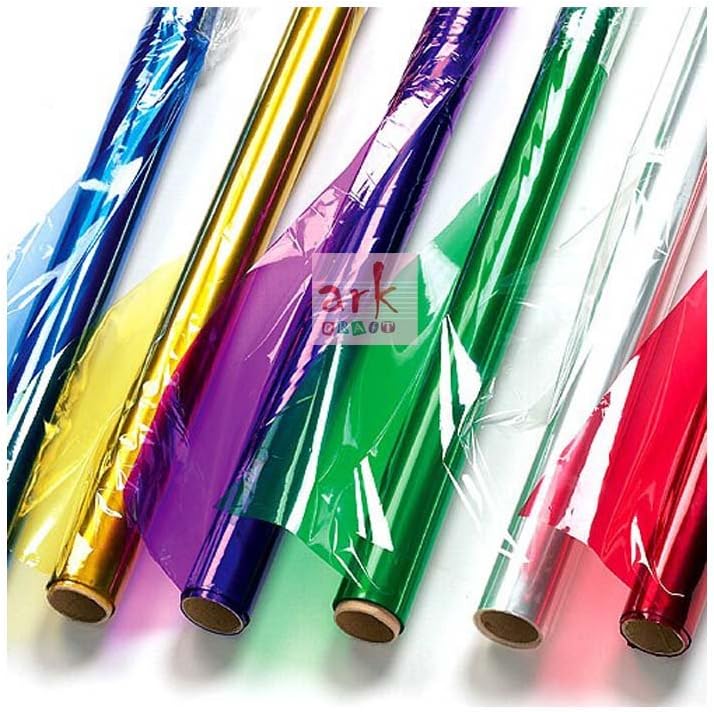 arkCRAFT Super Six Assortment of Cellophane Clear Film Rolls 508 X 4.5M