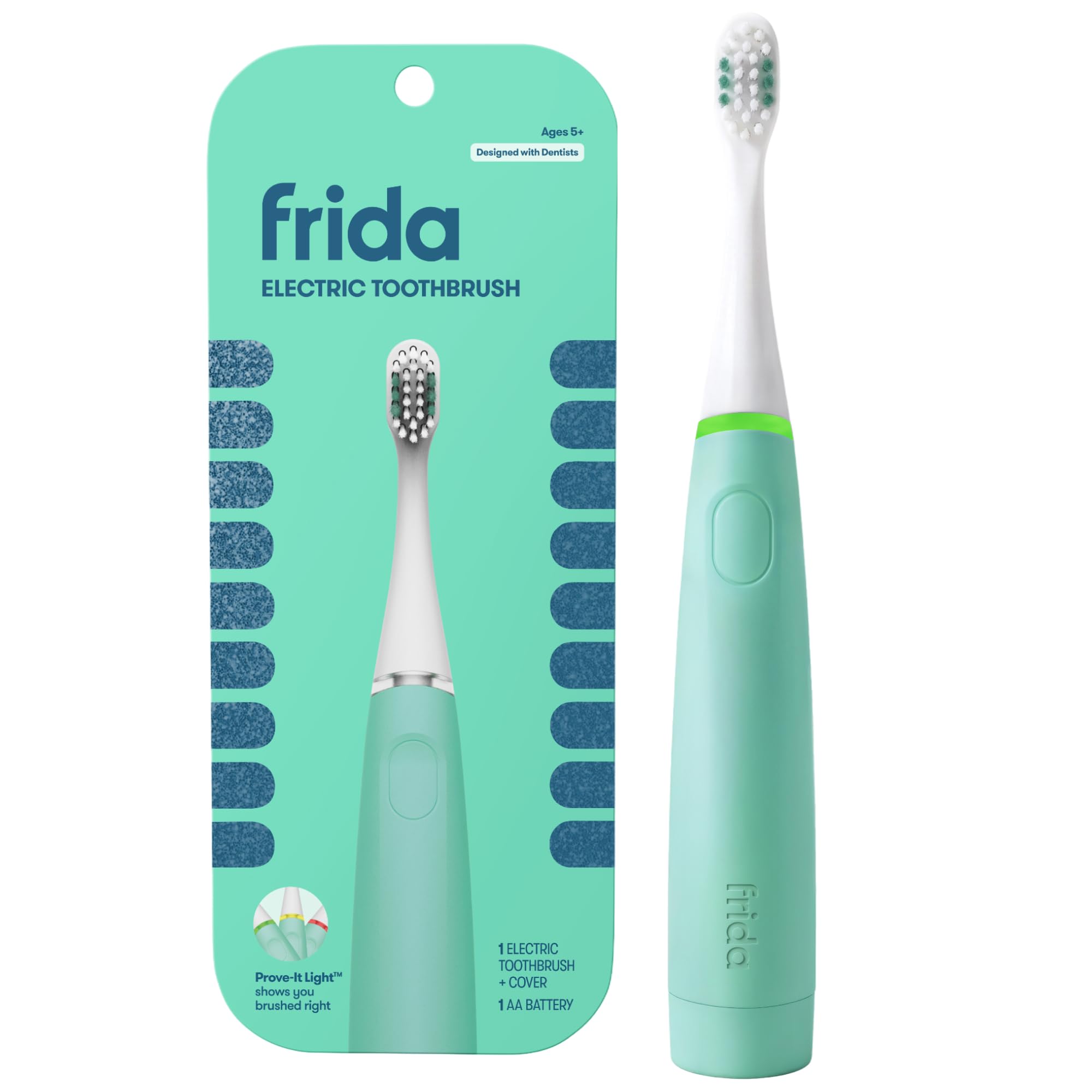 Frida Spazzolino da denti elettrico per bambini, setole morbide, 1 ct