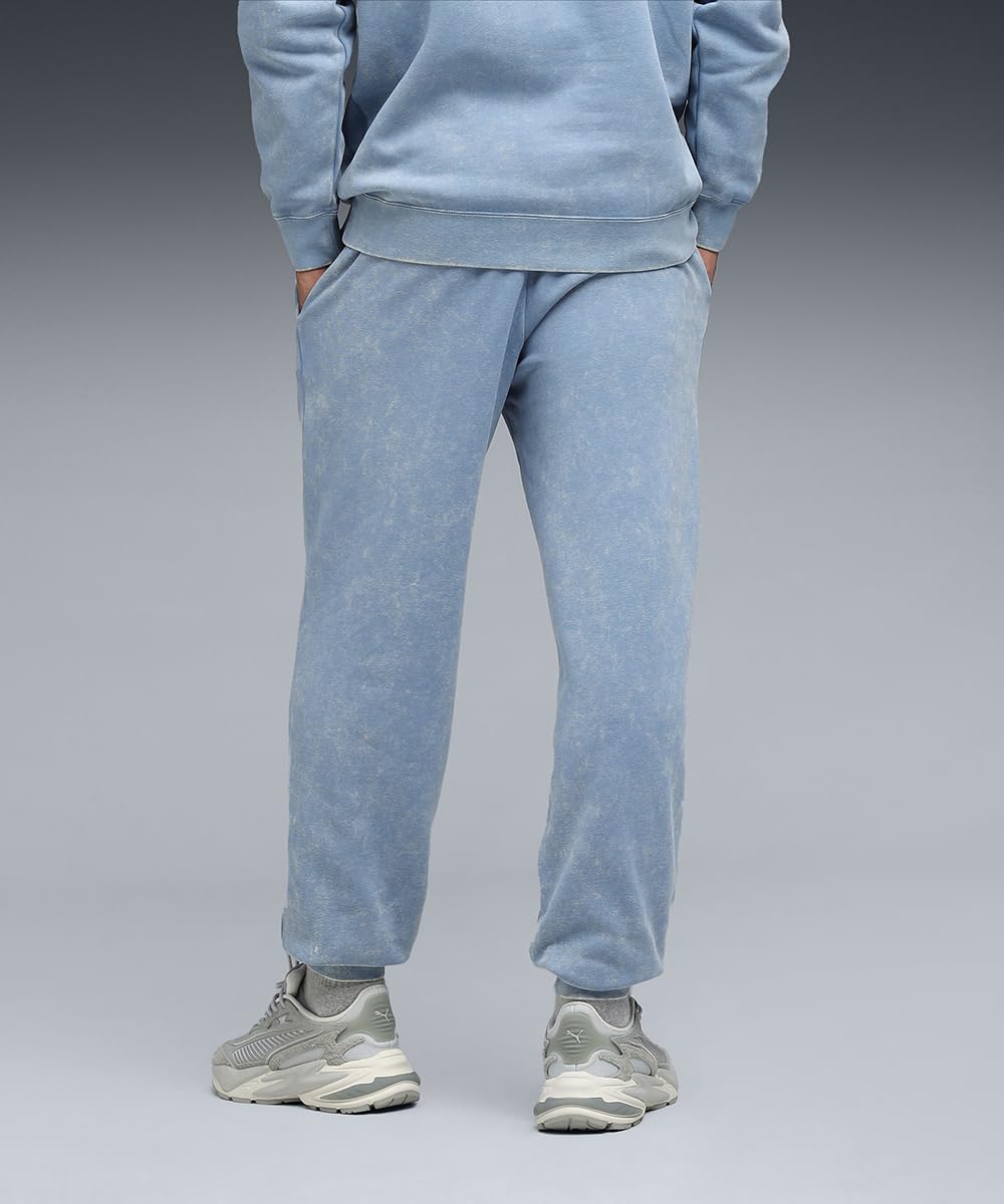 PUMA Ess Elevated Relaxed Wash Sweatpants Fl - Spodnie z dzianiny Mężczyźni