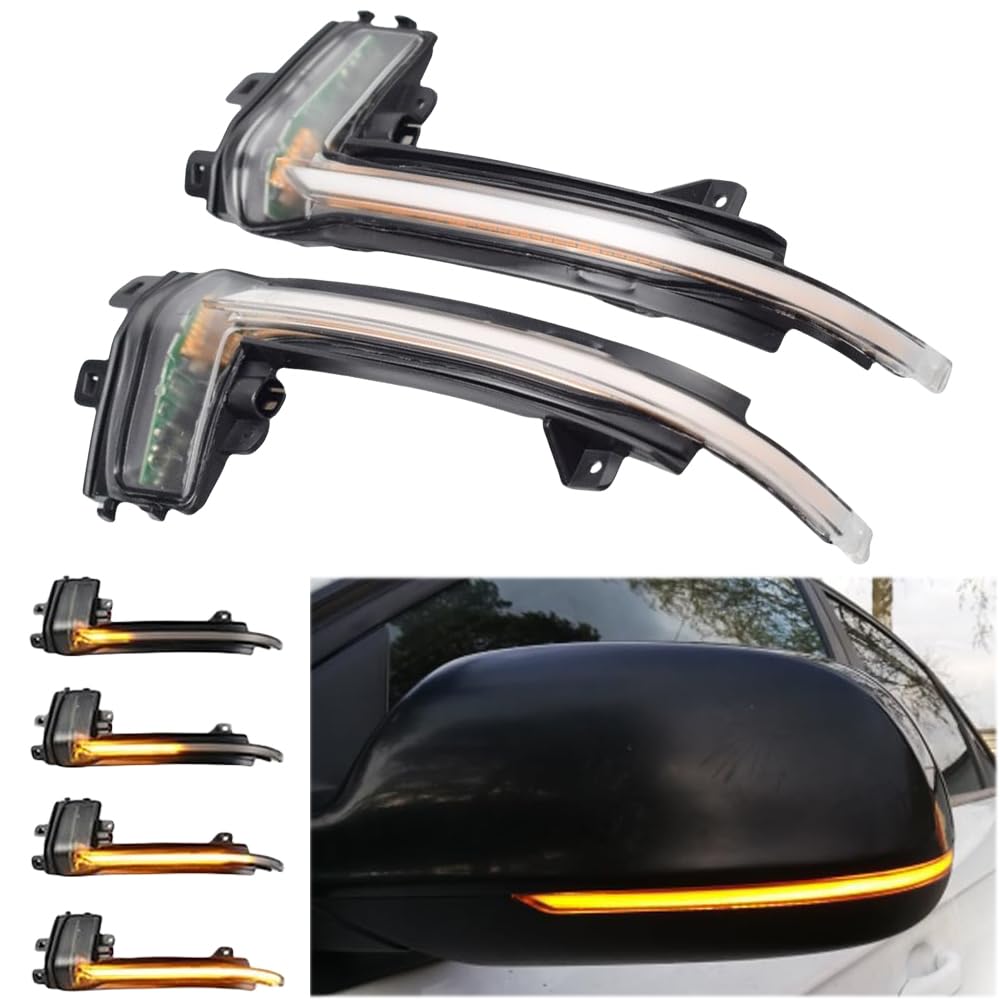 Photo 1 of Hacreyatu Dynamic LED Side Mirror Turn Signal Lights for Audi