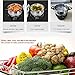 1.8L LIVEN Electric Hot Pot with Separated 304 Stainless Steel Pot Body and Adjustable Power for Shabu Shabu, Cooking Noodles, Boiling Water Small Electric Cooker 1000W 120V DHG-180F