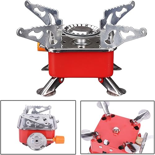 Miniatura 3 de Cocina de camping Estufa plegable Quema Pequeño Campamento Cuadrado Picnics Picnic al aire libre Camping
