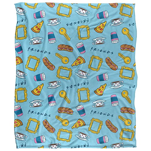 FRIENDS Silky Touch Kuscheldecke, Optimalweich, 152 x 127 cm
