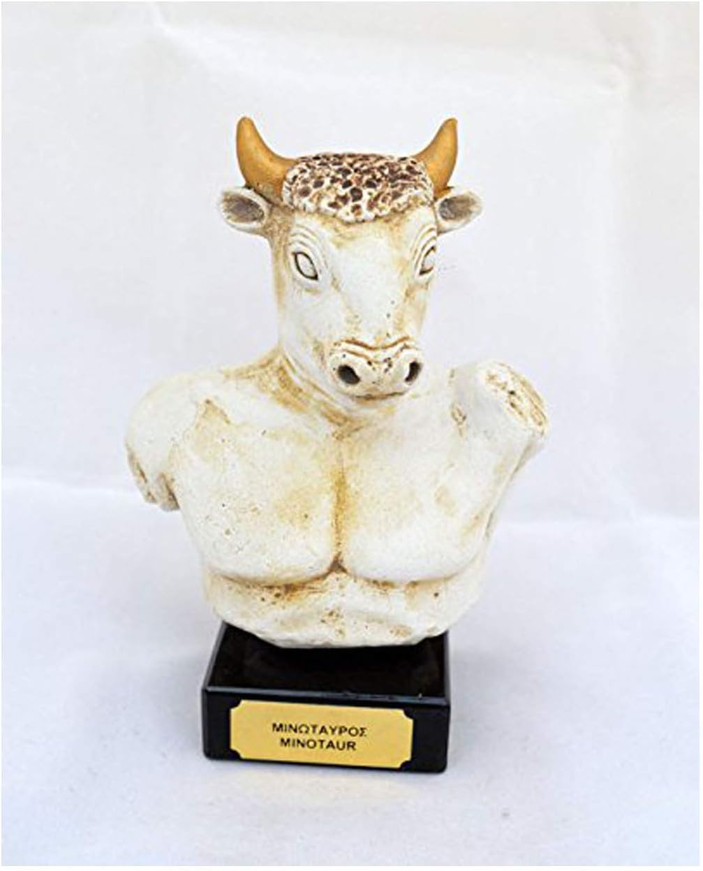 Estia Creations Minotaur Statue Bust Part Man and Part Bull Mythical Bull-Headed Creature
