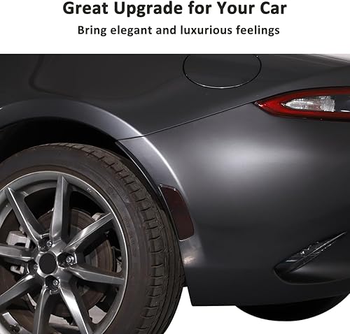 Miniatura 5 de JONKOKO Cubierta de marco de lámpara de faros traseros de automóvil para Mazda MX-5 ND 2015-2023 Reflector de parachoques, luces de marcador