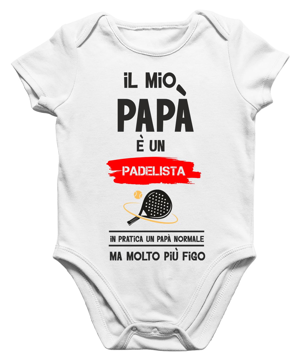 Body da neonato Il mio papà è un sciatore in pratica un papà normale ma
