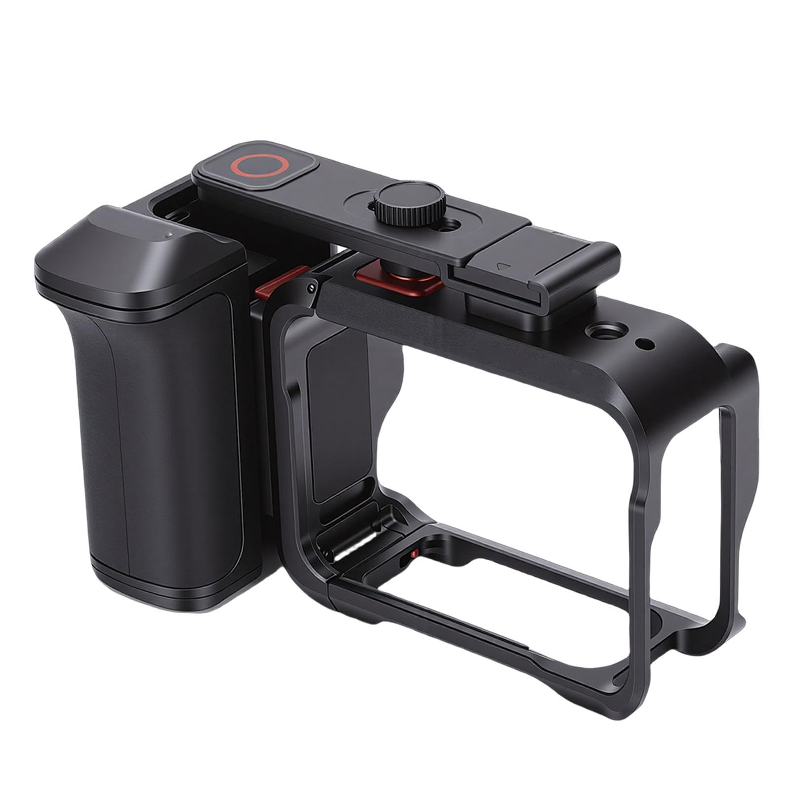 Sxhlseller Kit Street Grip per Ace Pro 1 2, Gabbia per Action Camera in Lega di Alluminio con Impugnatura Antiscivolo, Supporto per Slitta Fredda per Luce e Microfono, Design Modulare per la