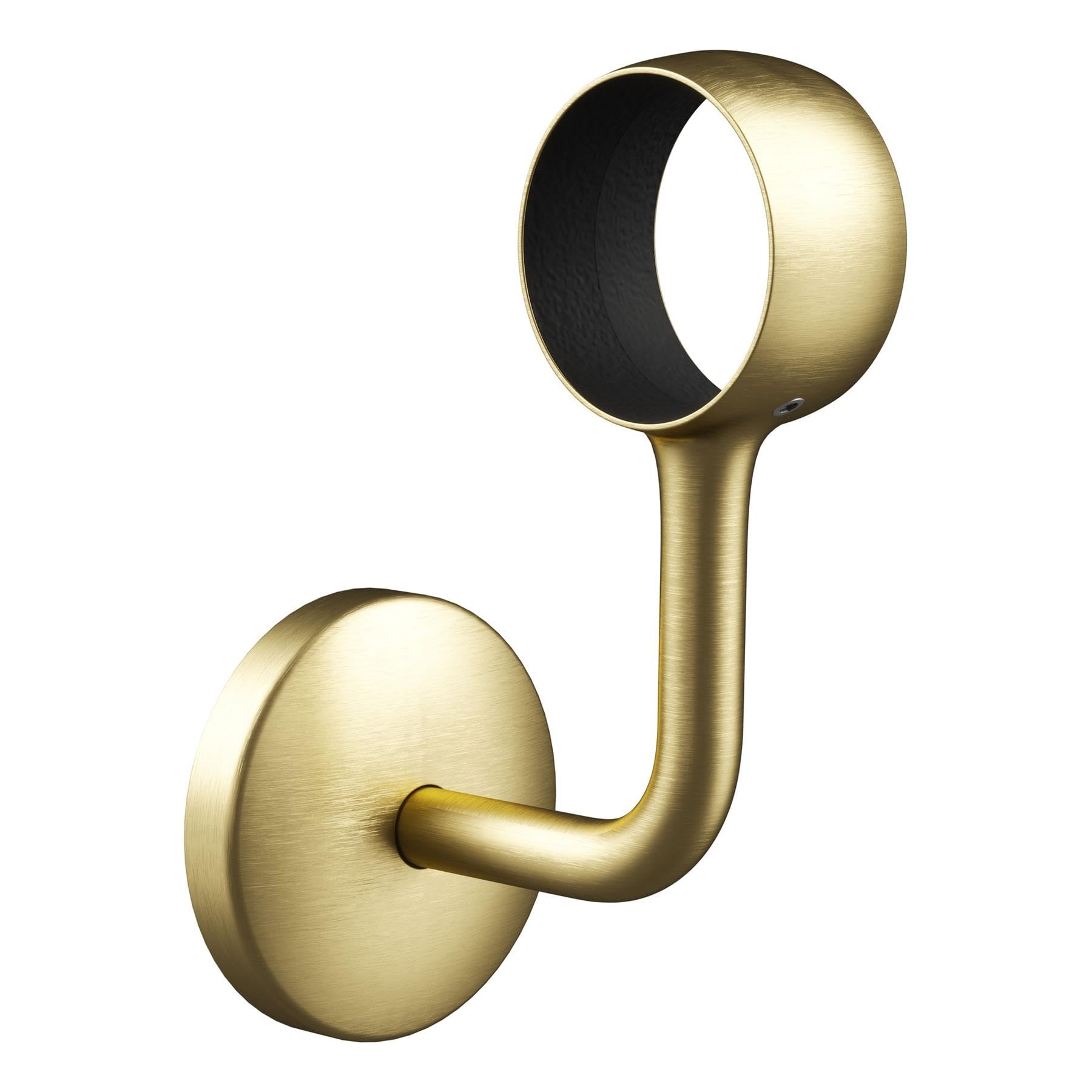 Rothley Satin Brass Stair Handrail Wall Bracket 40mm