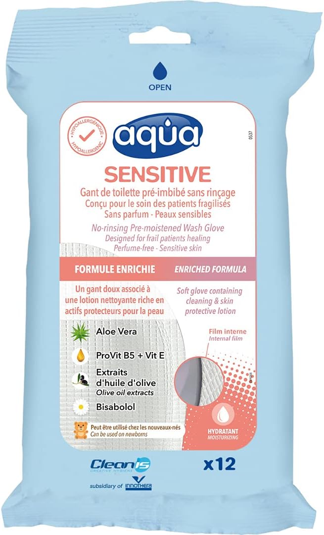 CLEANIS Aqua Sensitive Waterless Wash Glove