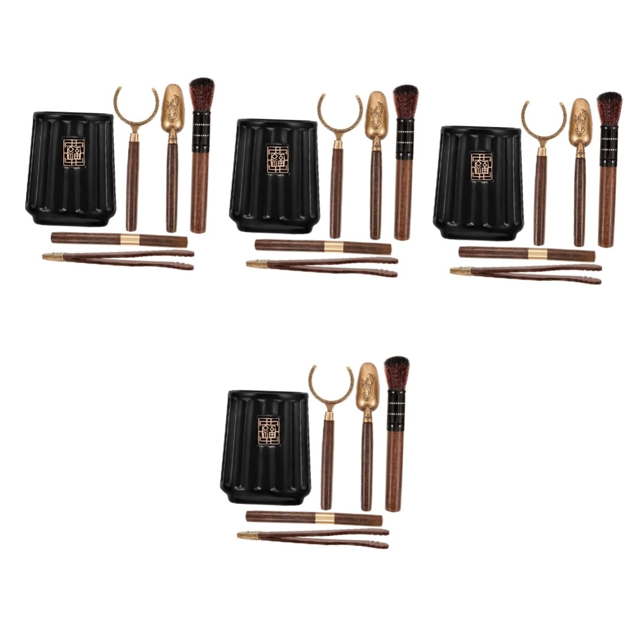 PartyKindom 4sätze Teezeremonie Elegantes Chinesisches Tee-Set Mit Sechs Zubehörteilen Für Gongfu-teezeremonie Hergestellt Für Teeliebhaber Und Traditionelle Zeremonien
