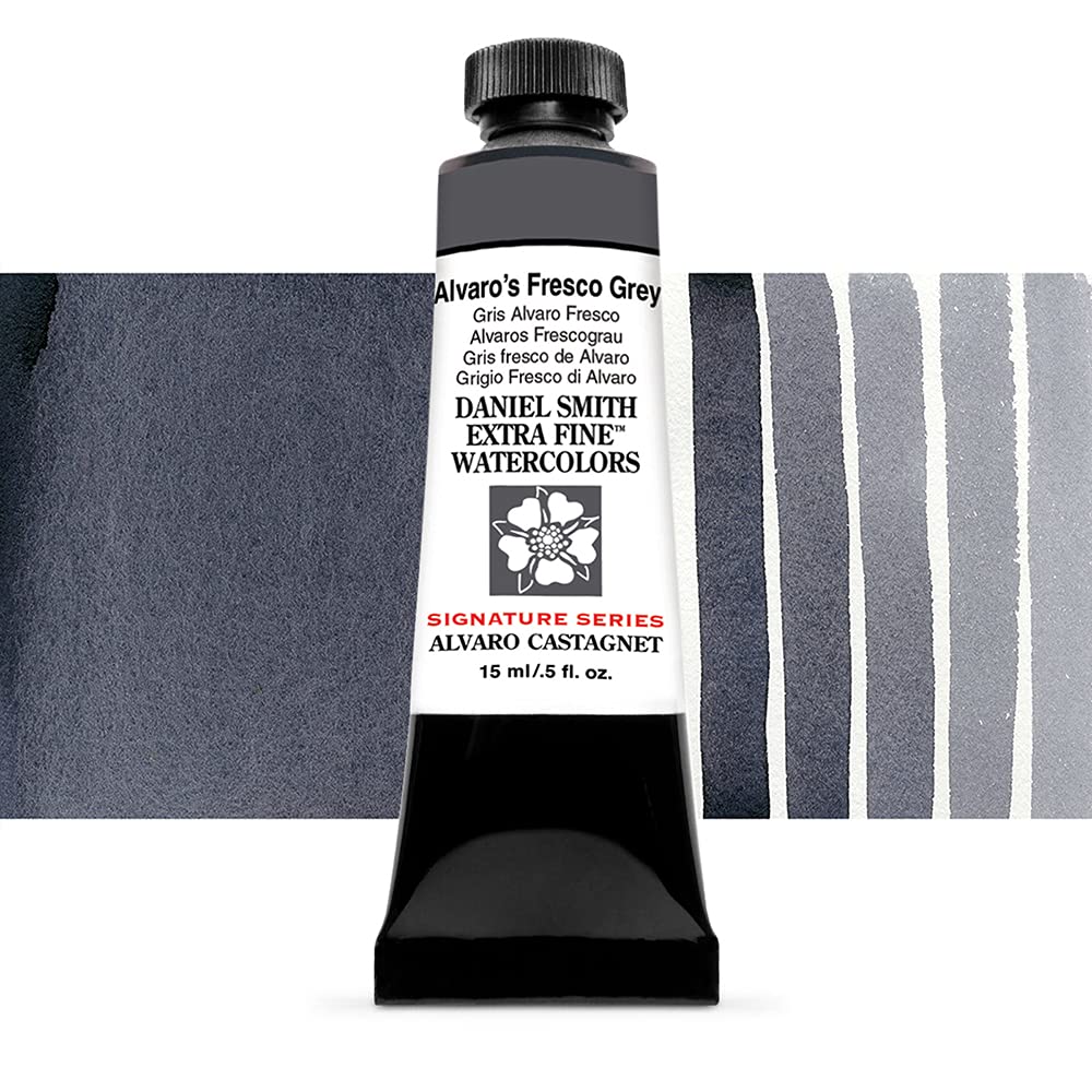Daniel Smith Watercolor, 15 Milliliter Tube, Alvaro's Fresco Grey (284600242)