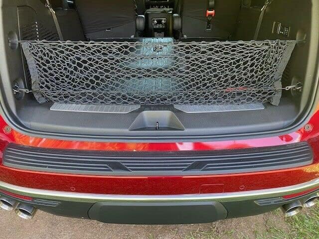 Trunk Organizer Cargo Net for Cadillac Escalade 2015-2025 – Envelope Style Cargo Net for SUV – Premium Mesh Car Trunk Organizer Vehicle Carrier Storage – Compatible with Caddy Escalade