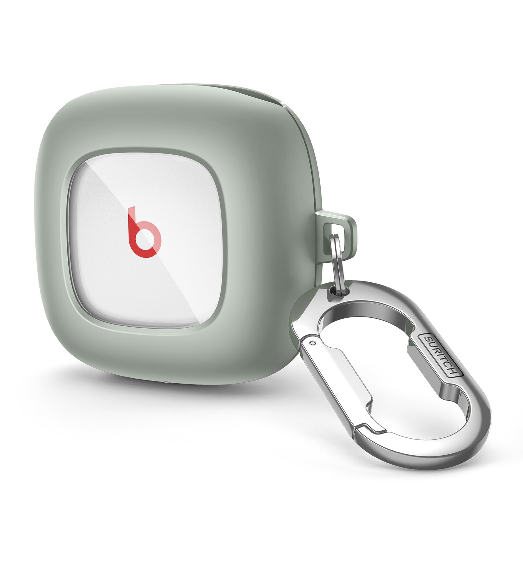 SURITCH Case Compatible with Beats Fit Pro Earbuds, Shock-Absorbing Protective TPU Shell for Beats Fit Pro Charging Case 2021 Earbuds Secure Locking