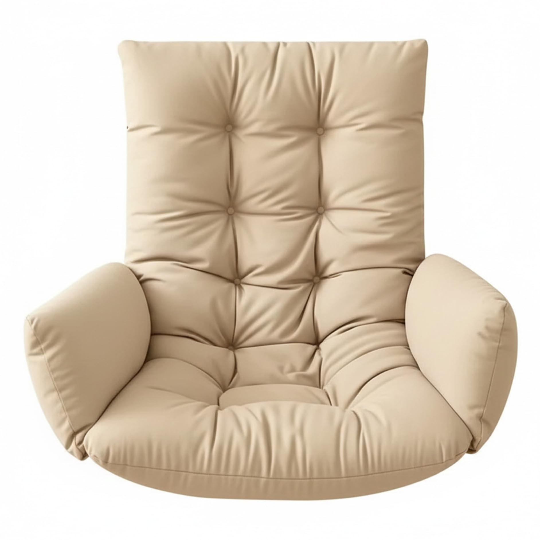 Coussin de chaise œuf kaki : remplacement épais pour balançoire