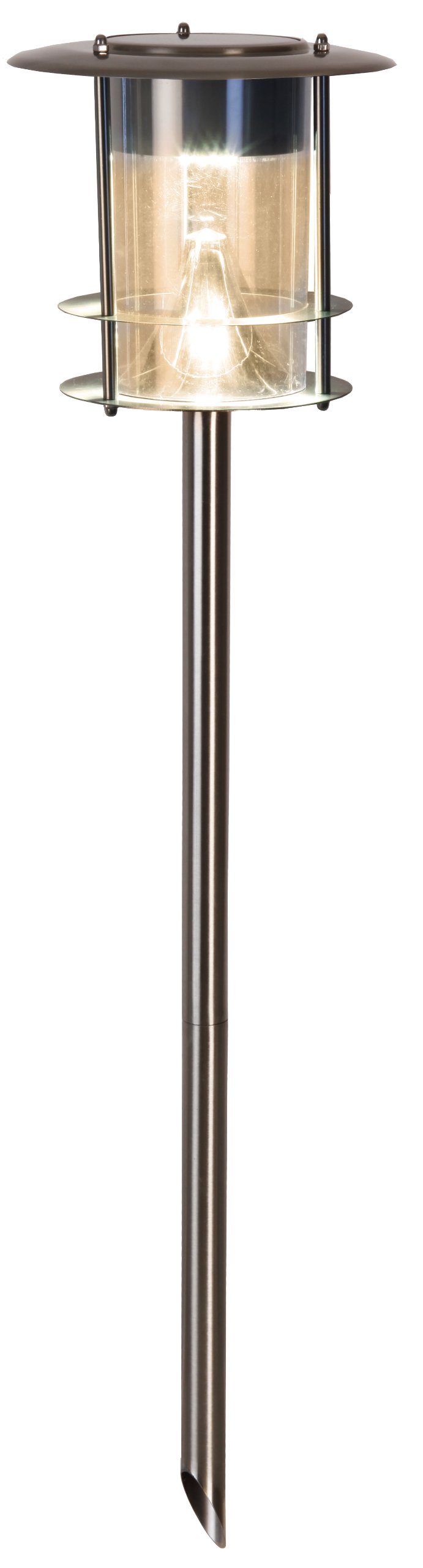 Best Season LED Solar Pathlight, Silber
